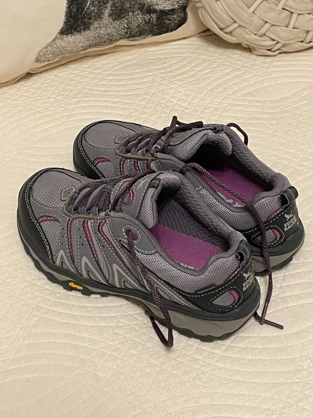 Eddie Bauer Women's Lukla Pro waterproof Gray Hiking shoes Size 7